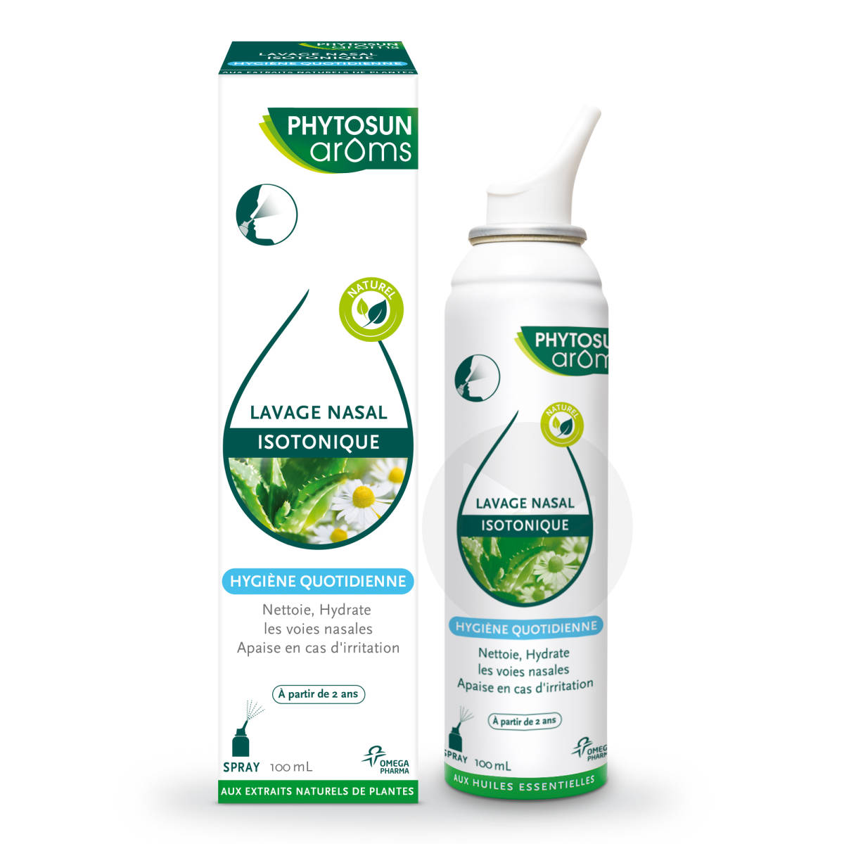 Lavage nasal isotonique aux extraits naturels de plantes 100 ml