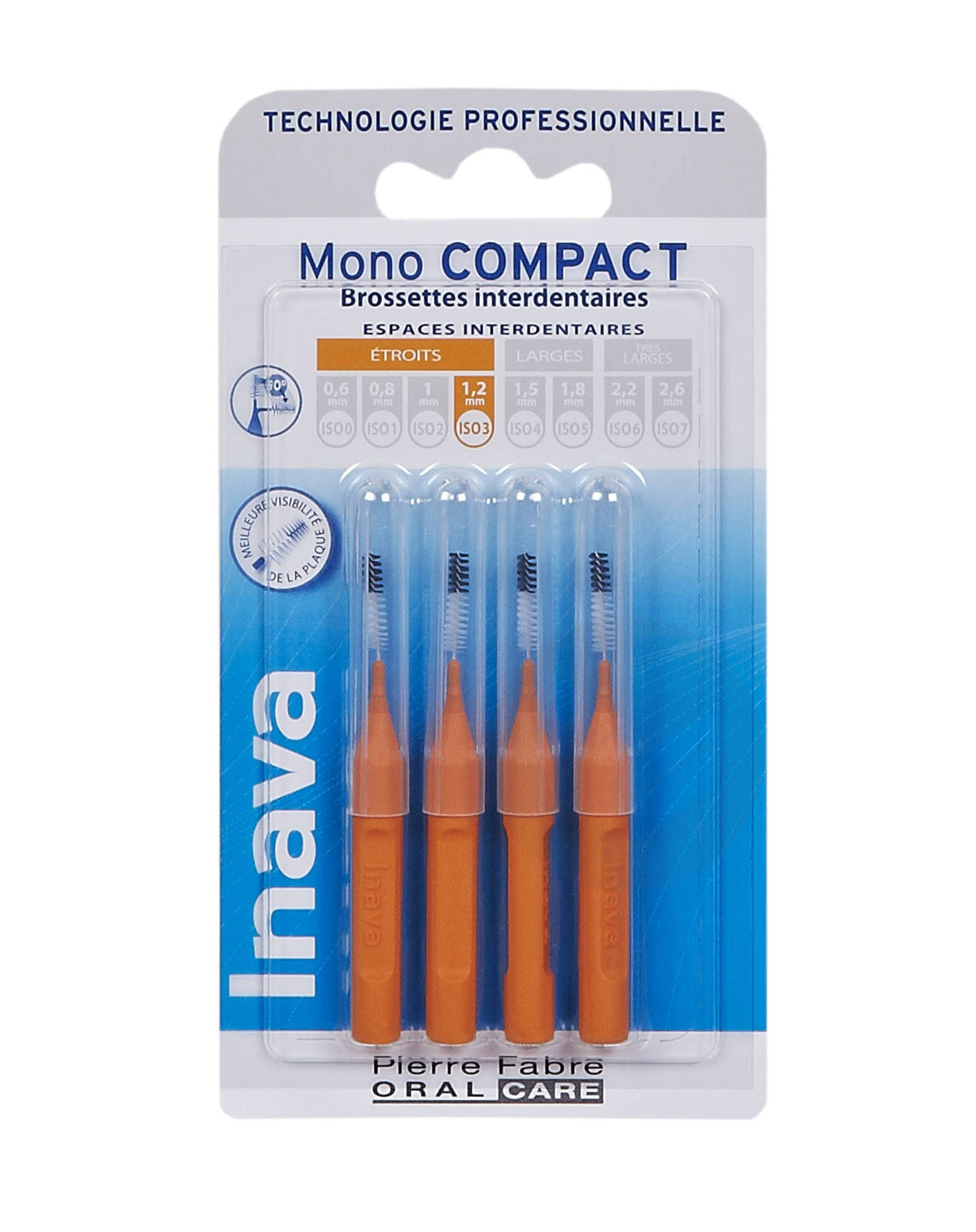 Brossettes Mono-Compact Orange ISO 3 - 1,2mm x4