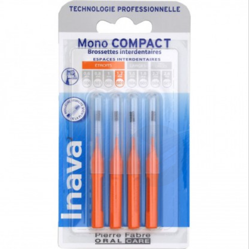 Brossette mono compact orange x4