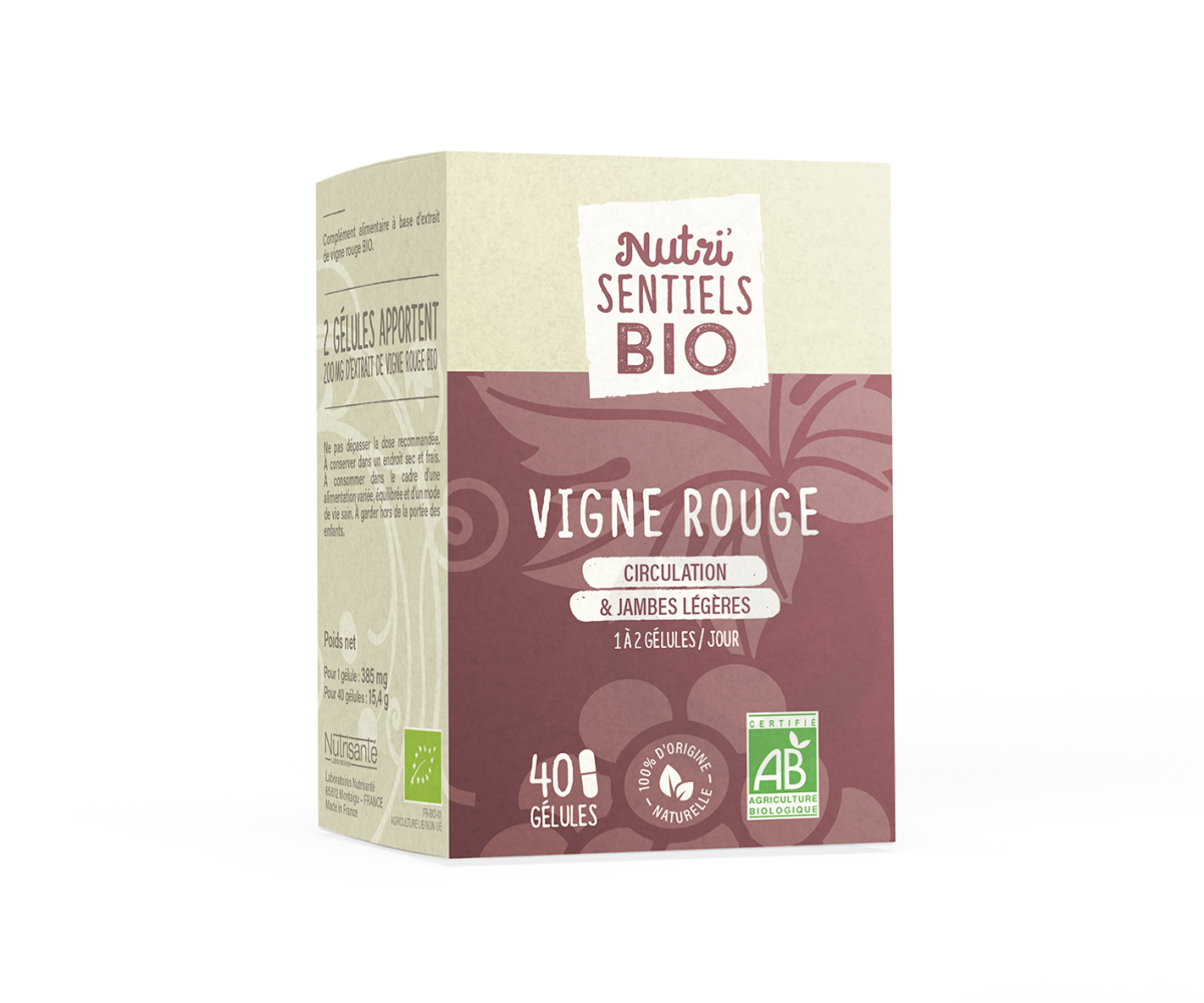 Vigne Rouge Bio 40 gélules