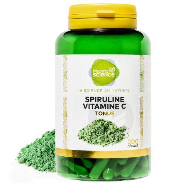 Spiruline Vitamine C 200 gélules