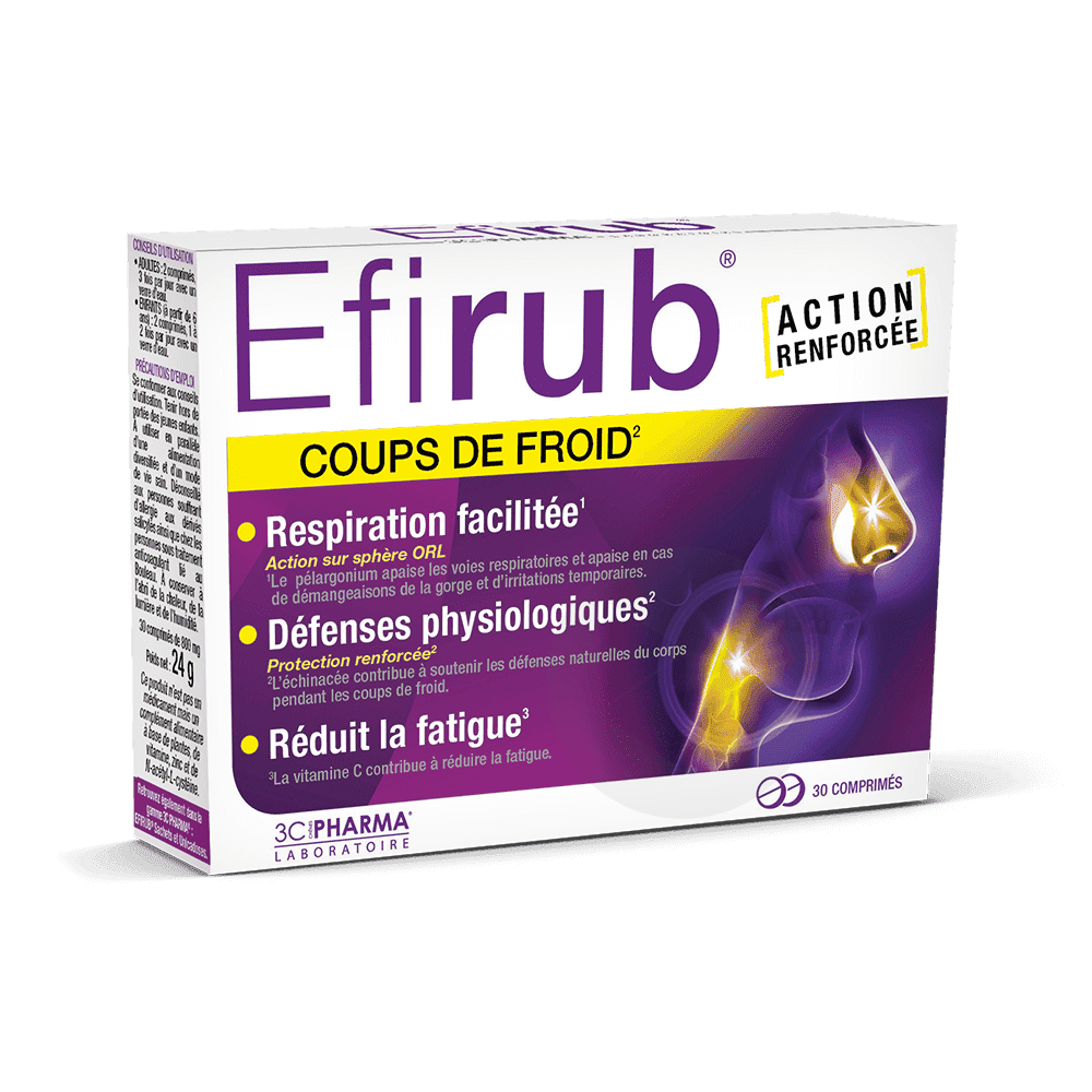 Efirub 30 comprimés