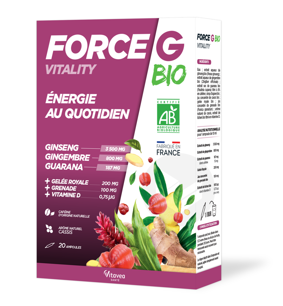 Force G Vitality bio 20 ampoules