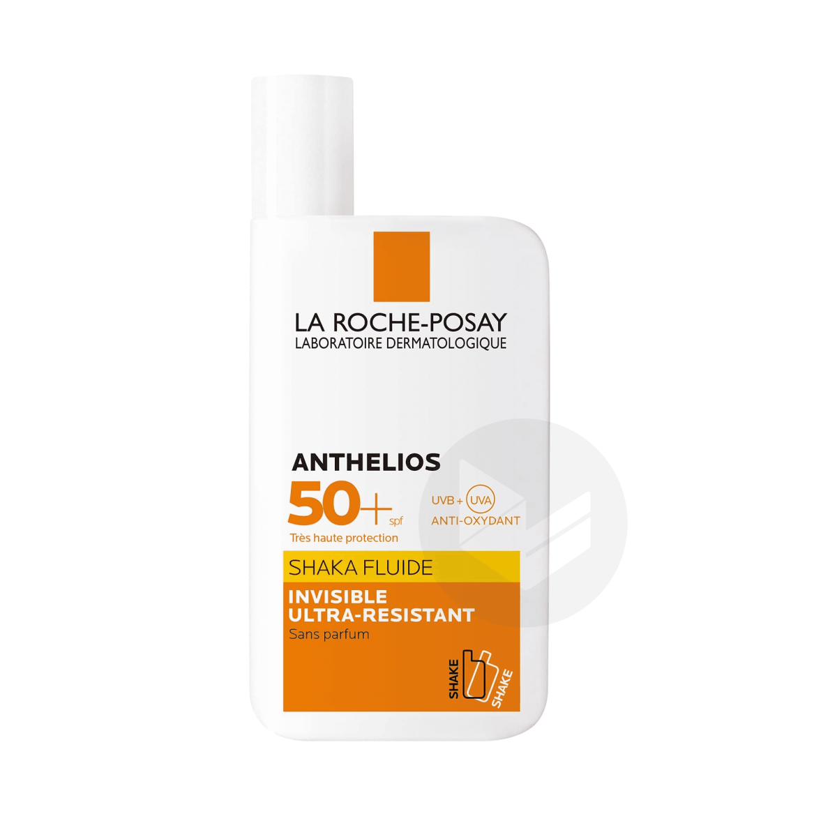 Anthelios Crème Solaire en Fluide SHAKA Visage SPF50+ Sans Parfum 50ml