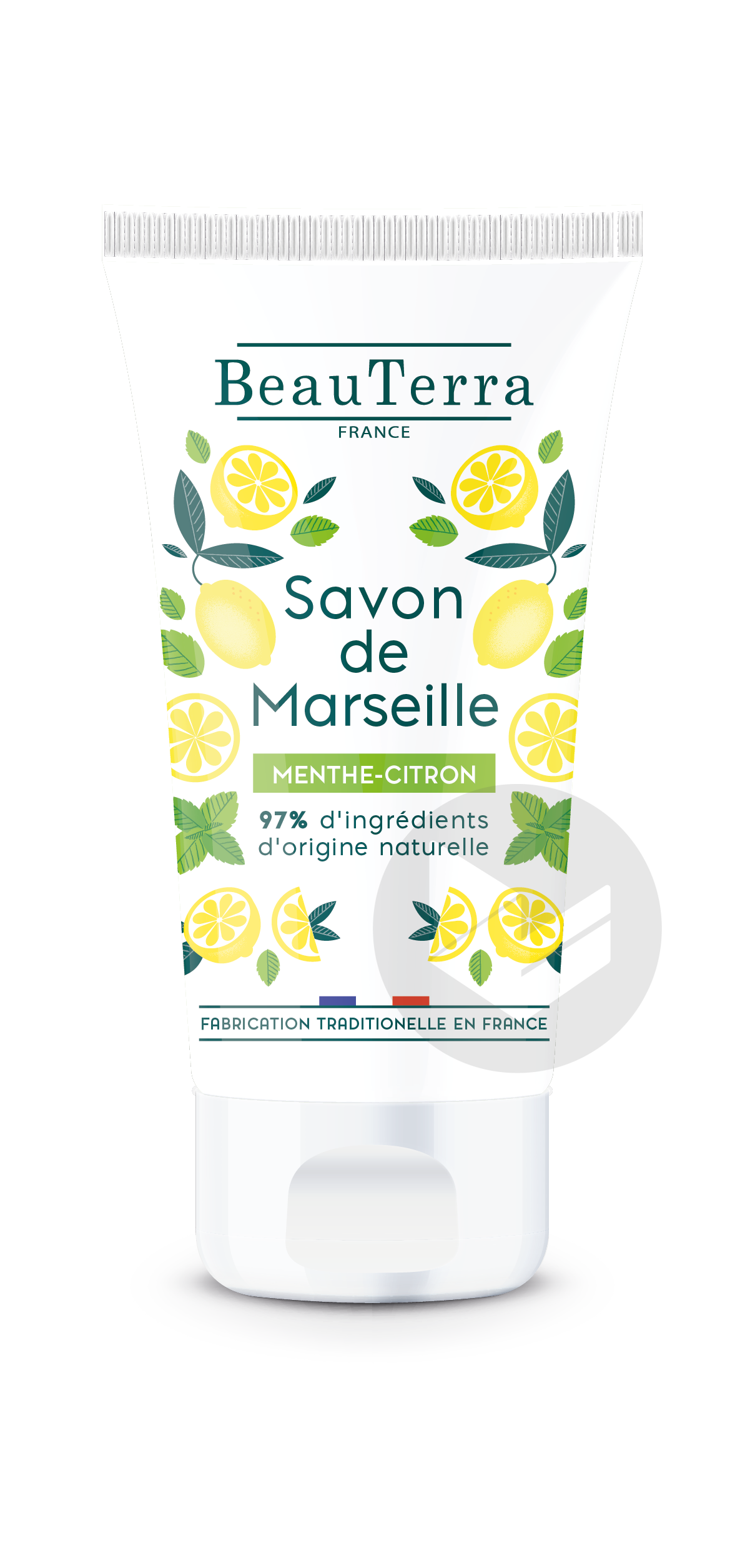 Savon de Marseille liquide- Menthe citron - 100ml