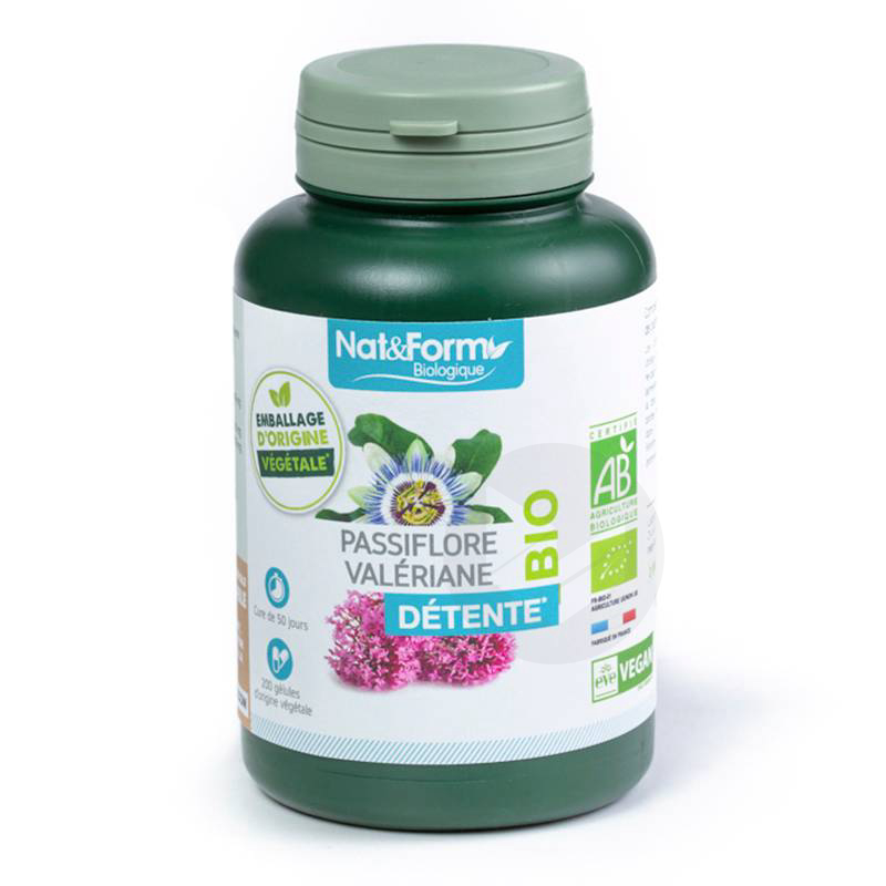 NAT&FORM BIO Passiflore Valériane Gél B/200