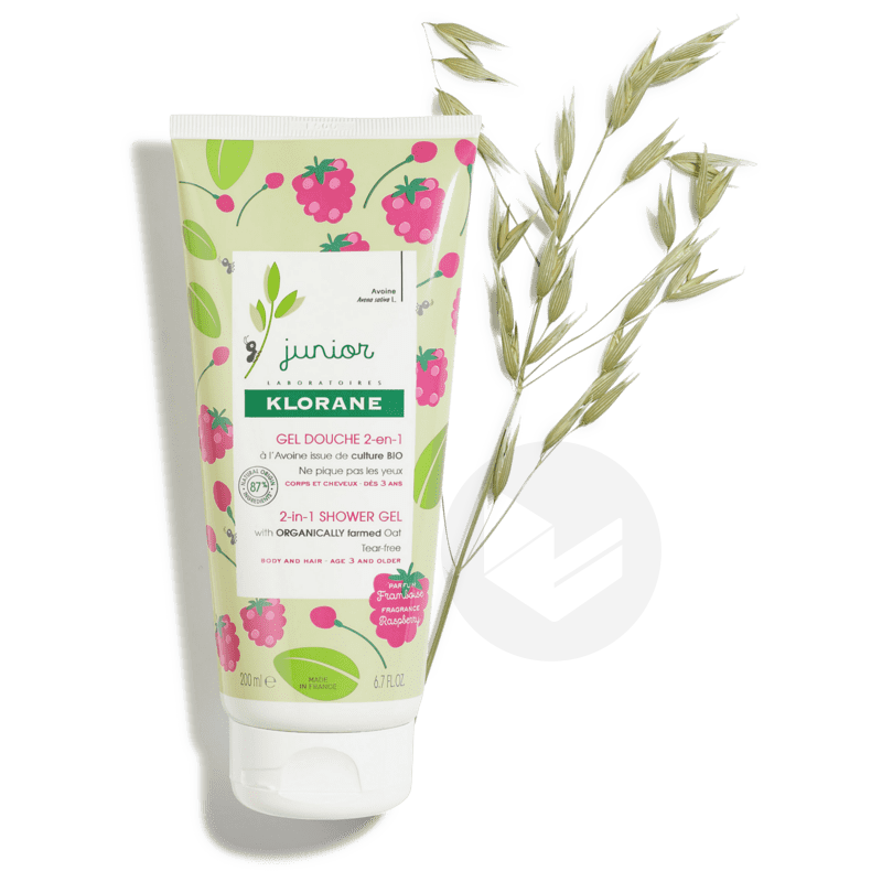 Gel douche 2-en-1 Framboise 200ml