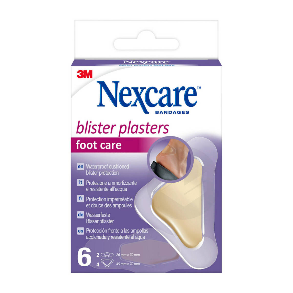 Nexcare Pansements gel x6
