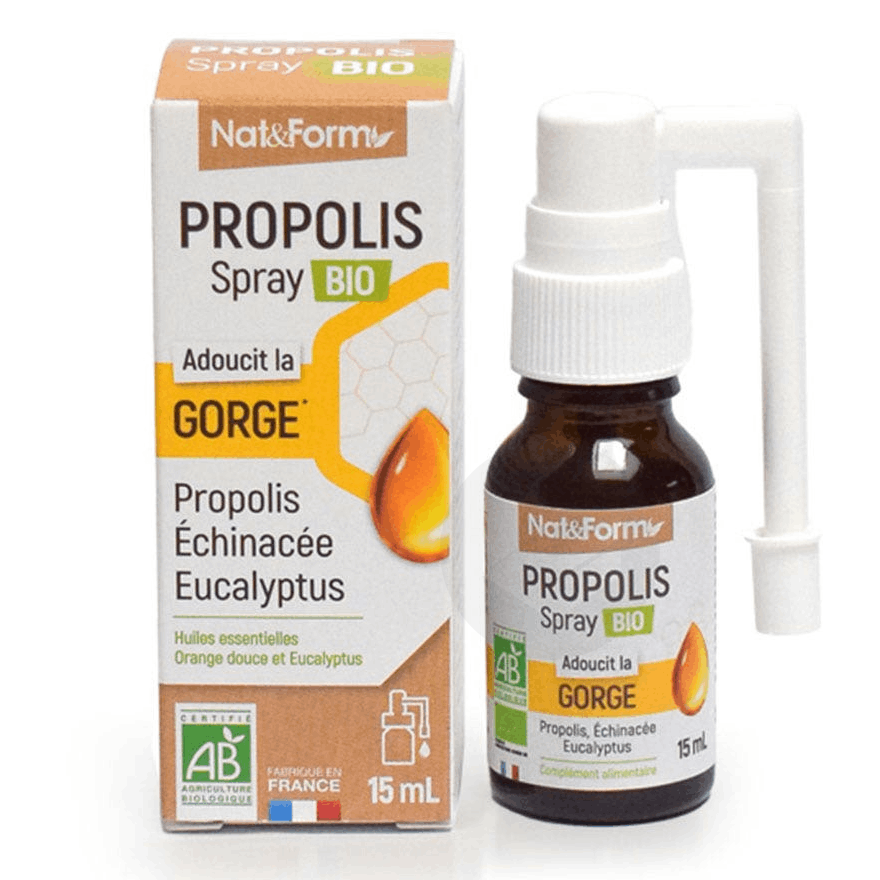 Propolis Spray Bio Adoucit la Gorge 15ml