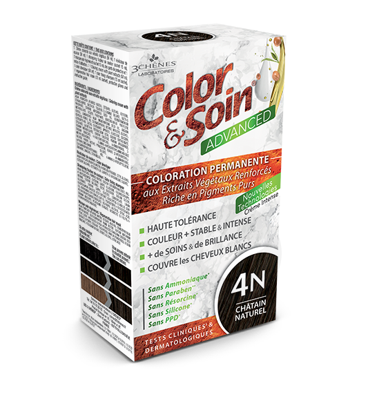 Soin Advanced Coloration Permanente Chatain Naturel  4N