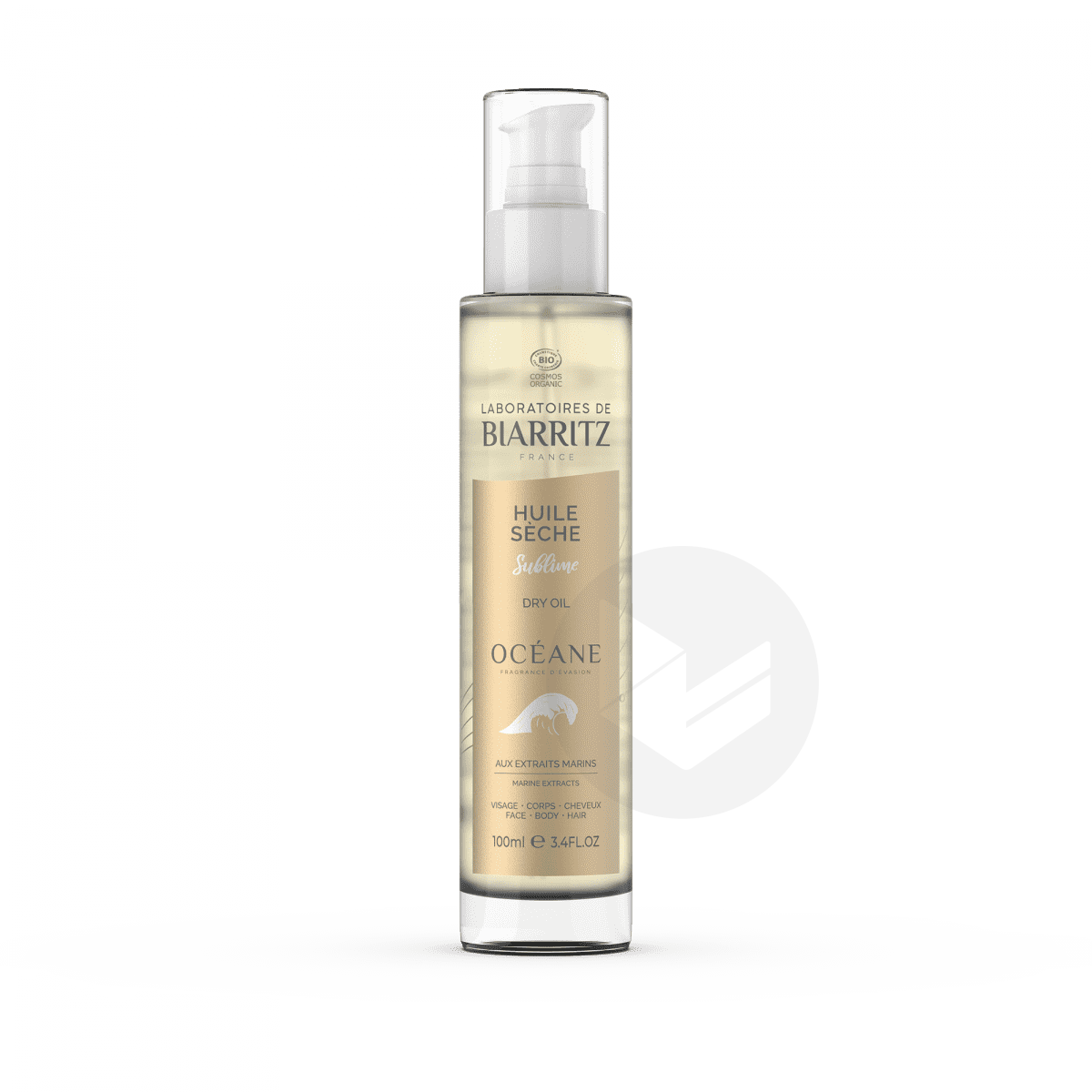 Huile Sèche Océane certifiée Bio 100ml