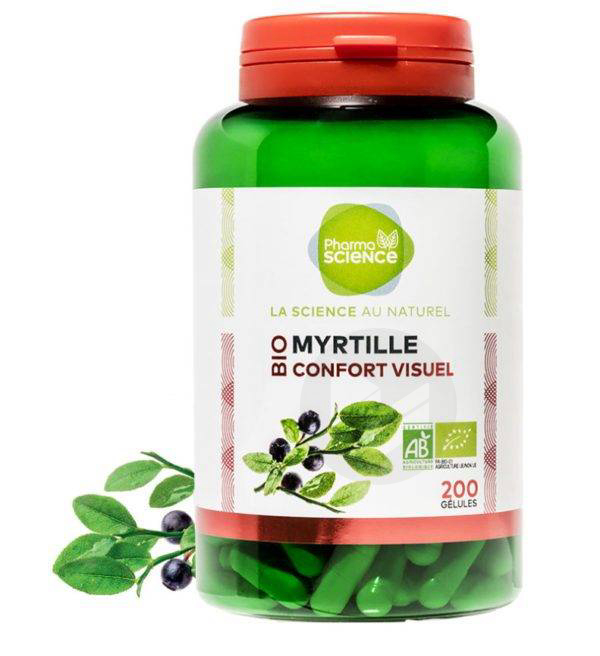 Myrtille Bio 200 gélules