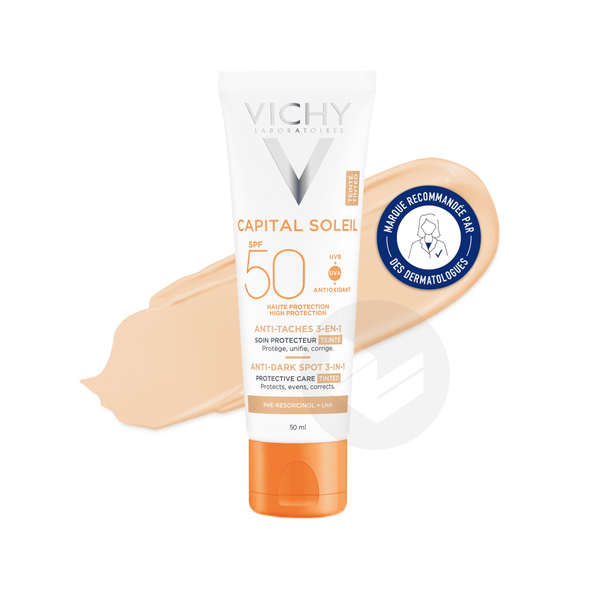 Soin anti-tâches teintée SPF50+ 50ml