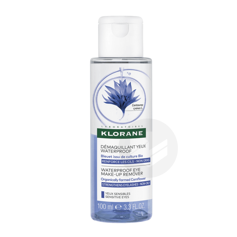 Démaquillant yeux waterproof au Bleuet BIO 100ml