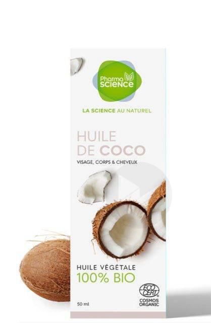 Huile de Coco bio 50ml Pharmascience