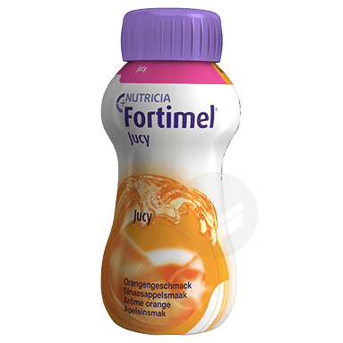 FORTIMEL JUCY Nutriment orange 4Bouteilles/200ml