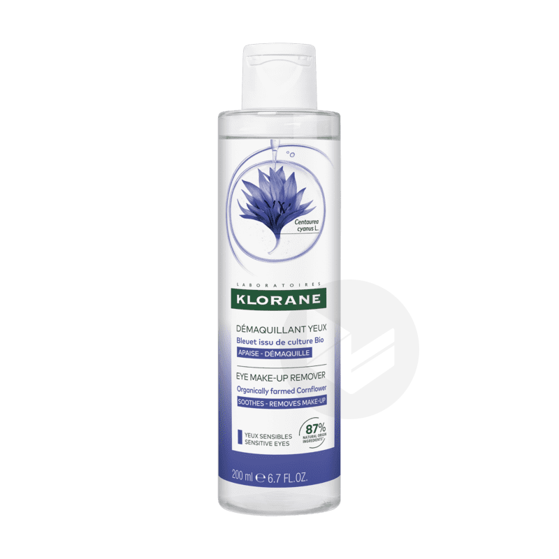 Démaquillant yeux au Bleuet BIO 200ml