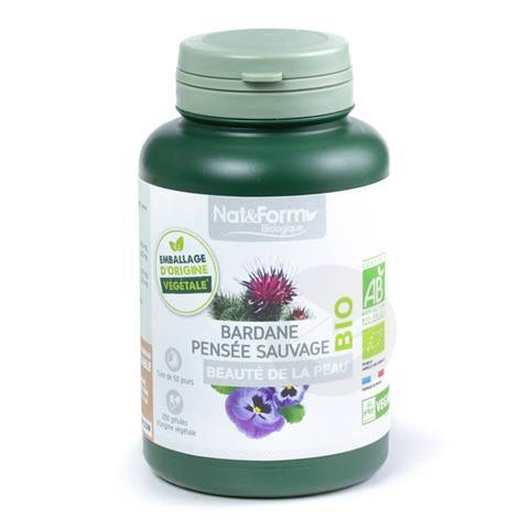 NAT&FORM BIO Bardane Pensée sauvage Gél B/200