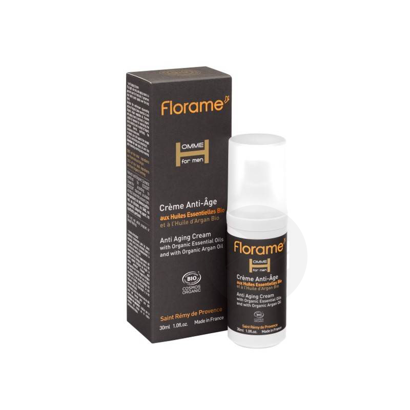 Crème Anti-Age Certifiée Bio Homme 30ml