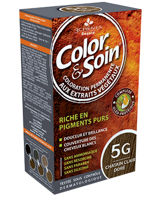 Color et Soin coloration permanente  Châtain Clair Doré 5G