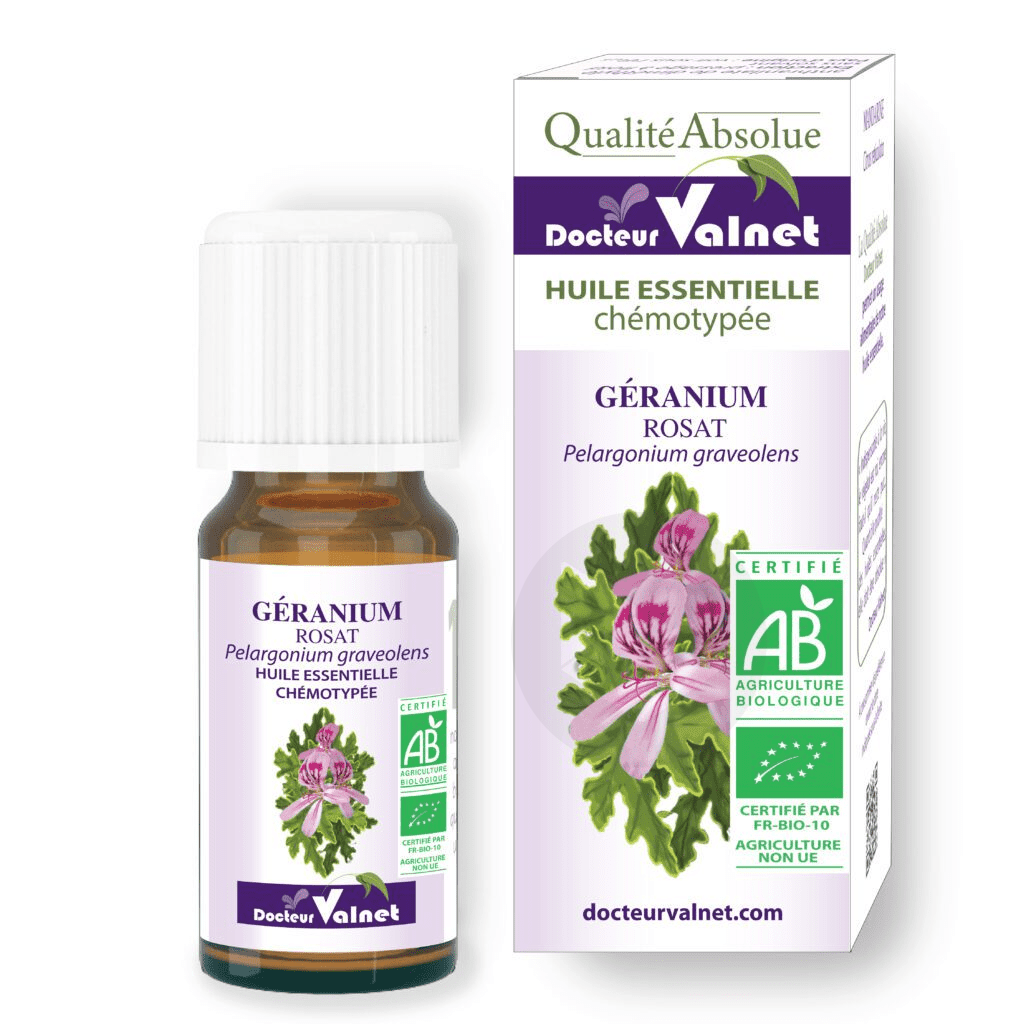 Huile essentielle de géranium rosat 10ml