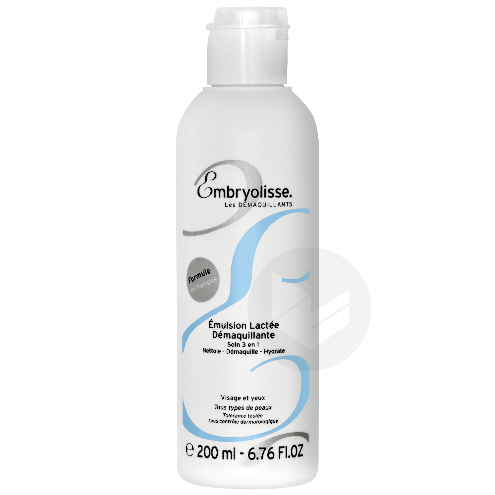 Emulsion lactée démaquillante 200ml