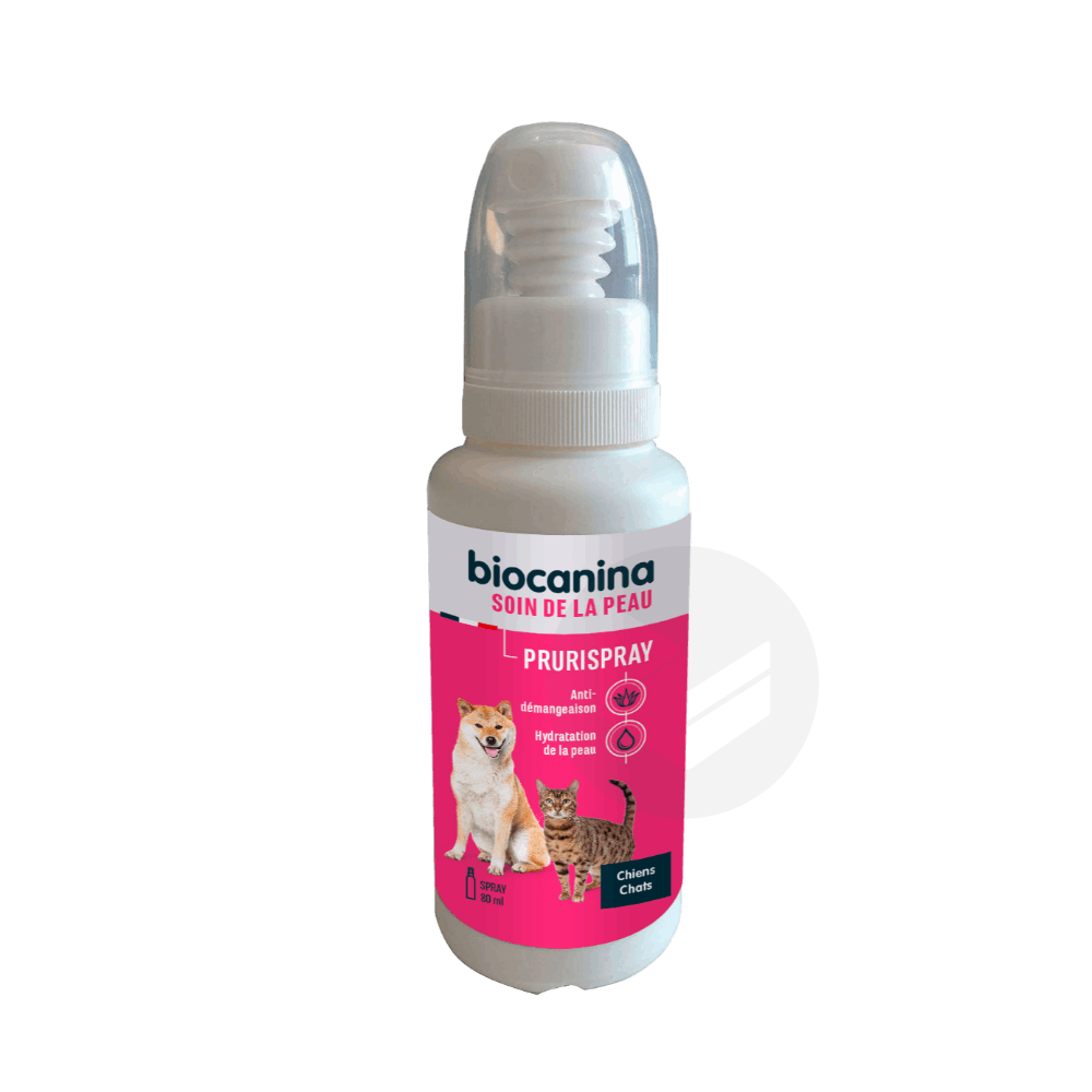 Prurispray Lotion calmante pour chat et chien 80ml