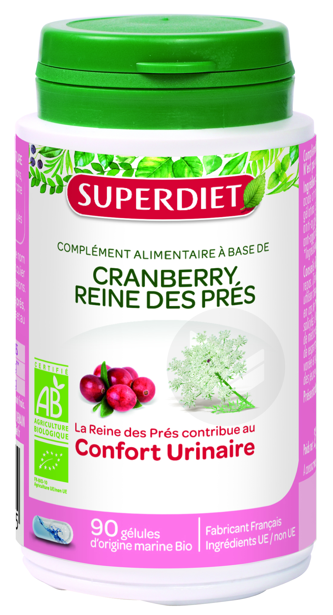 Cranberry Reine Des Prés Bio 90 Gélules