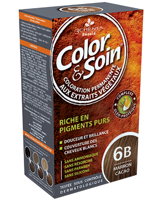 Color et Soin coloration permanente  Marron Cacao 6B