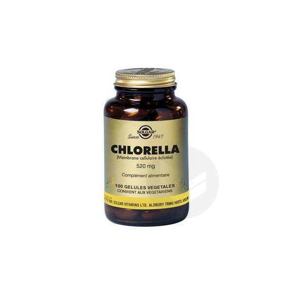 Chlorella 100 gélules végétales