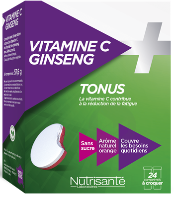 Vitamine C + Ginseng 24 comprimés
