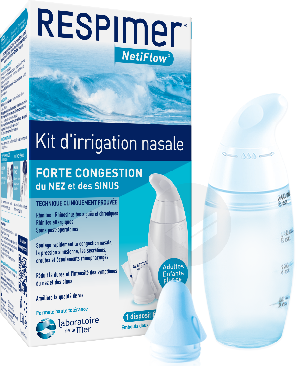 Kit d'irrigation nasale