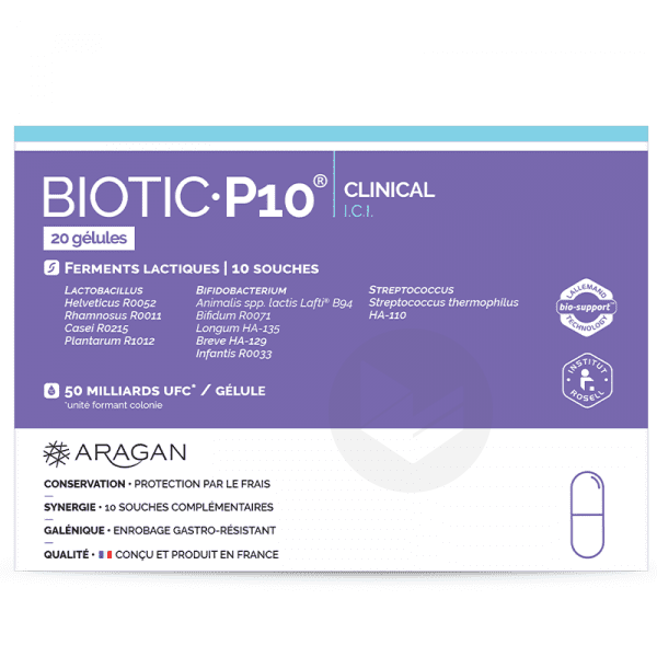 Biotic P10 Clinical 20 gélules