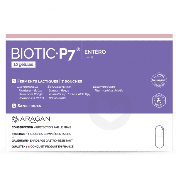 Biotic P7 Entéro 10 gélules