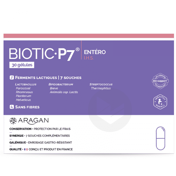 Biotic P7 Entéro 30 gélules