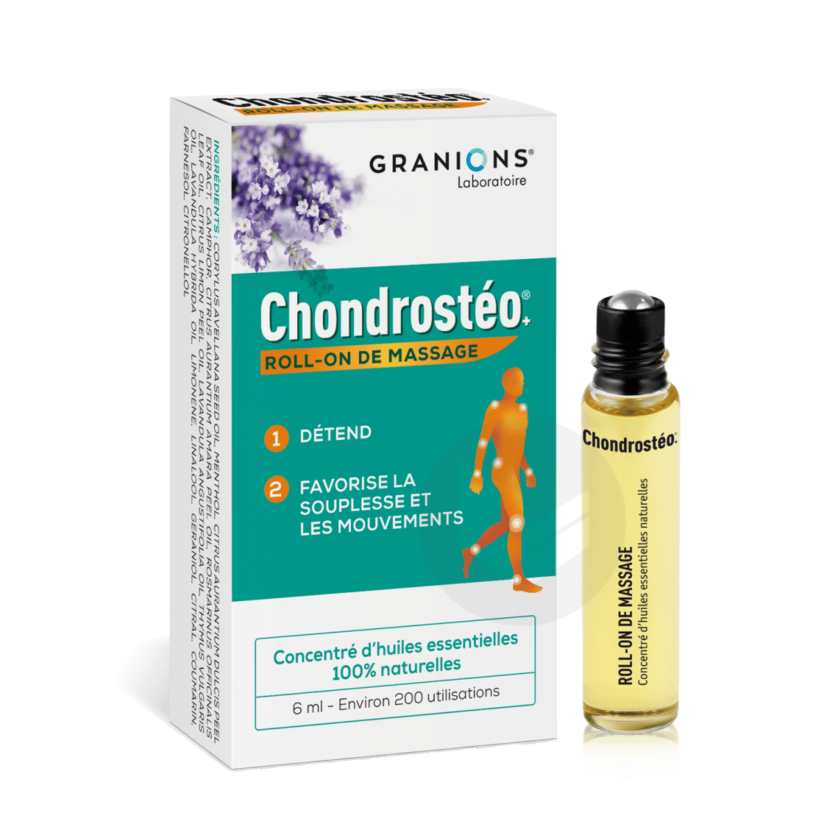 Chondrostéo+ Roll-on de massage 6 ml (200 utilisations)