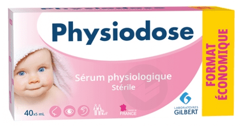 Sérum Physiologique Stérile 40 Unidoses