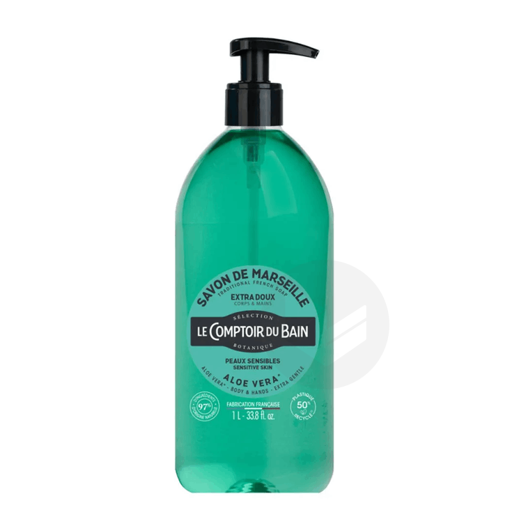 Savon Traditionnel de Marseille Aloe 1l