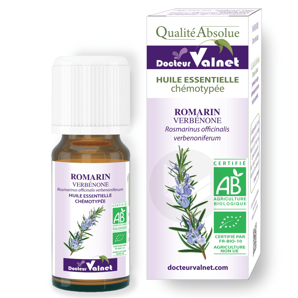 Huile essentielle bio Romarin verbénone 10ml
