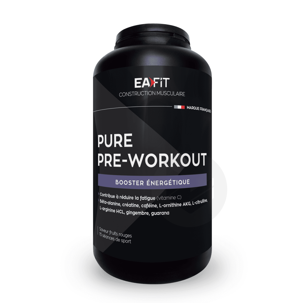 PURE PRE-WORKOUT 330 g - Fruits rouges
