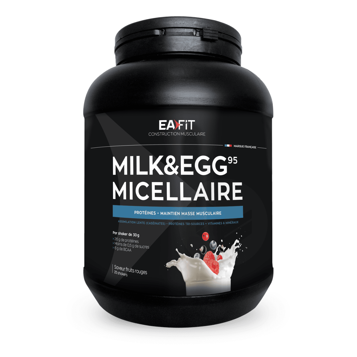 MILK & EGG 95 MICELLAIRE Fruits rouges 750 g