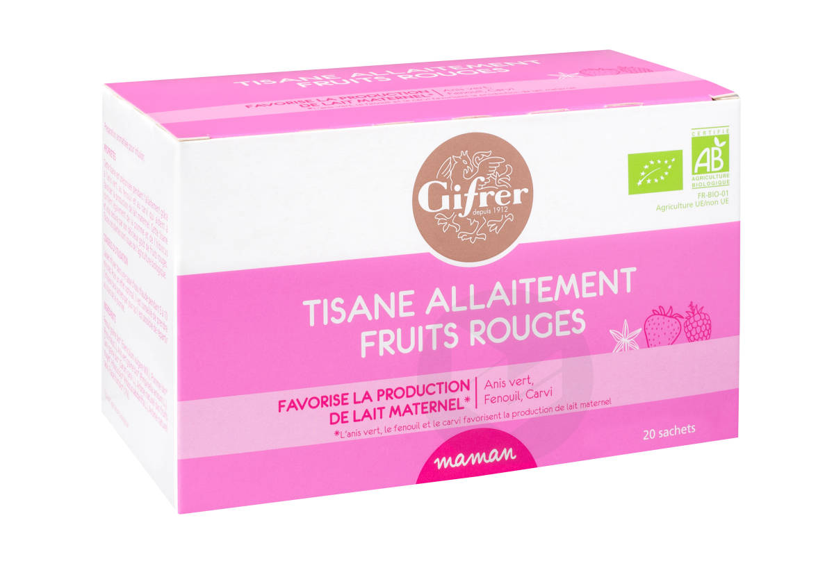Tisane Allaitement Fruits Rouges 20 sachets