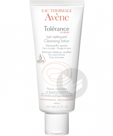 TOLERANCE EXTREME Lait nettoyant cosmétique stérile T/200ml