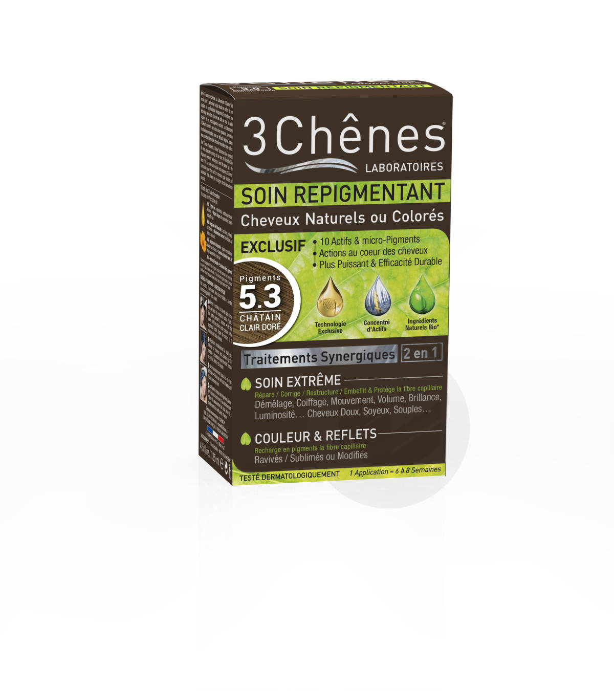 Soin repigmentant  5.3  Chatain Clair Doré