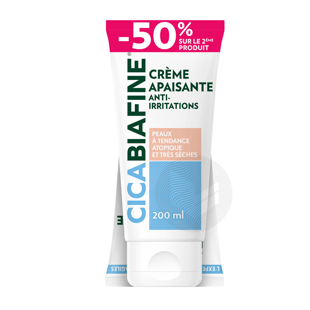 Crème hydratante corporelle anti-irritations 2x200ml