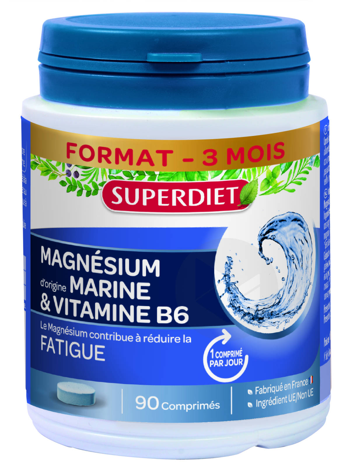 Magnesium Marin + Vitamine B6 90 Comprimés