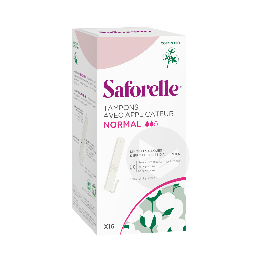 Tampons Normal avec Applicateur x16
