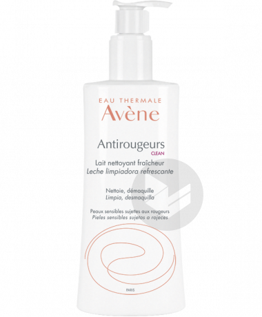 AVENE ANTI ROUGEURS CLEAN Lait nettoyant fraîcheur Fl pompe/400ml
