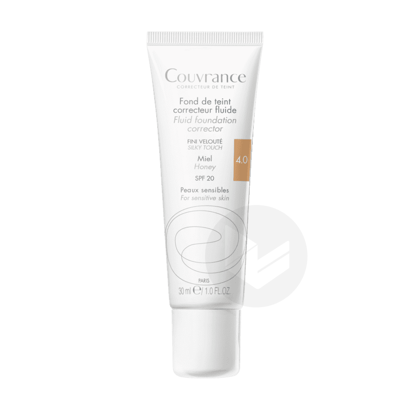 Fond de teint correcteur fluide Miel 30ml