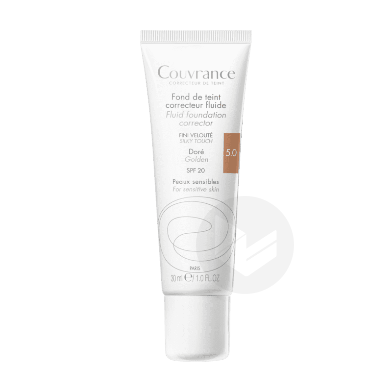 Fond de teint correcteur fluide Doré 30ml